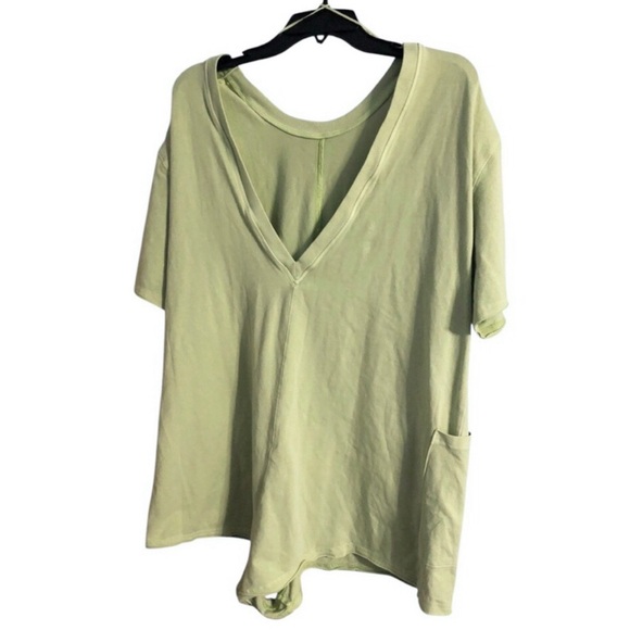 Free People FP Movement washed lime green Hot Shot Coddy Romper size medium new - Picture 5 of 9